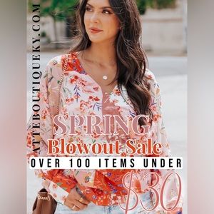 SPRING BLOWOUT SALE 😱